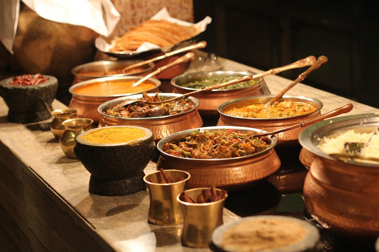 Traditional Indian Thali Platter